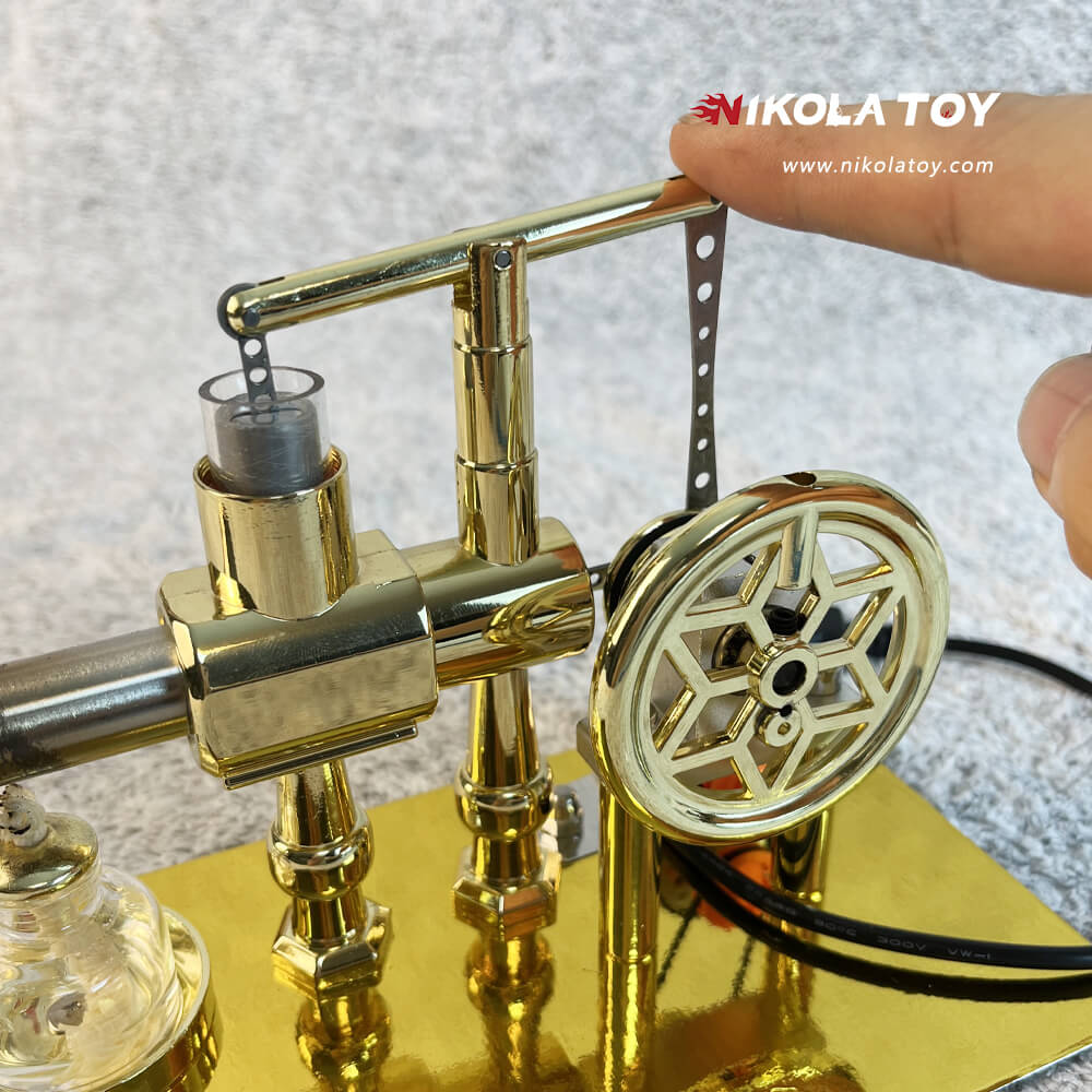 Pistondeco ™ Stirling engine model - power generation+LED light