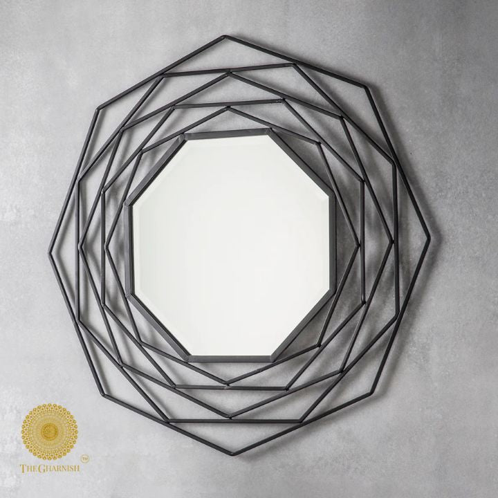 Pistondeco Walls Of Iron Wall Mirror (24 Inches)