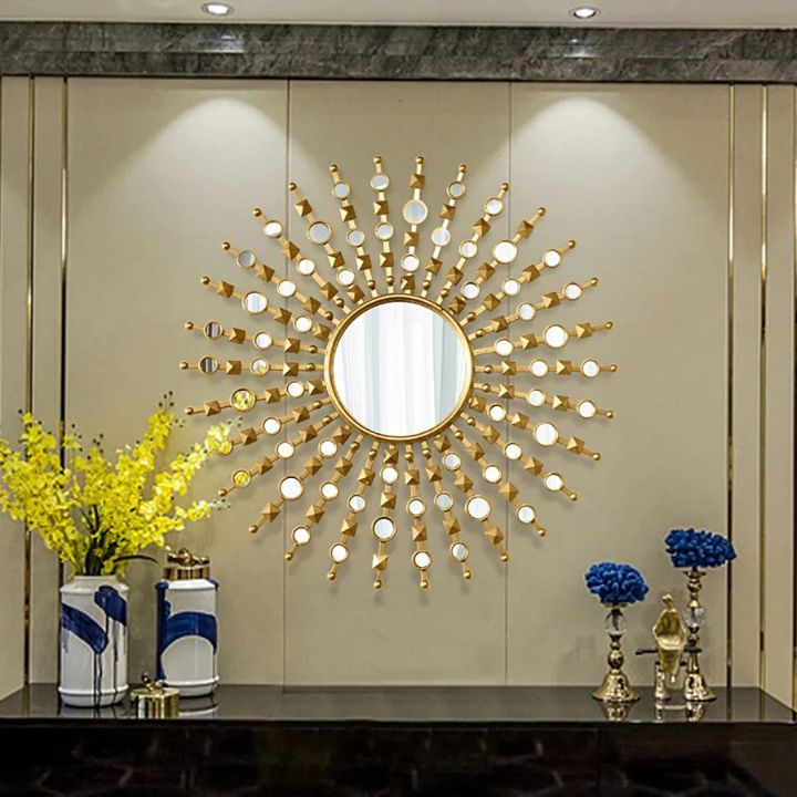 Pistondeco Stylish Designer Wall Mirror (30 Inches Dia)