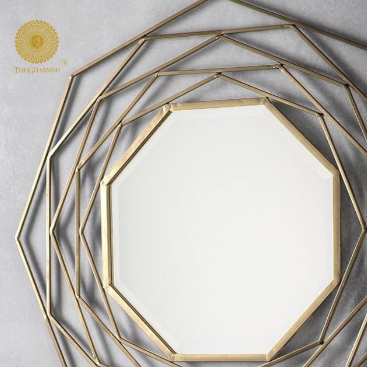 Pistondeco Walls Of Iron Wall Mirror (24 Inches)