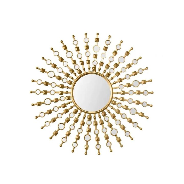 Pistondeco Stylish Designer Wall Mirror (30 Inches Dia)