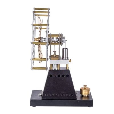 Pistondeco ™ Vintage Stirling Engine Mode, Thermal Power Stove Fan Stirling Engine Motor Model, Great Gift for Science Enthusiasts