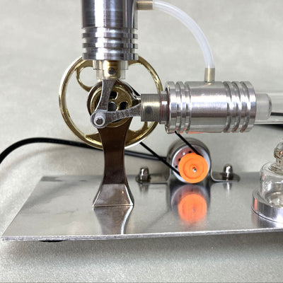 Pistondeco ™ L-type Stirling engine model - power generation+LED light