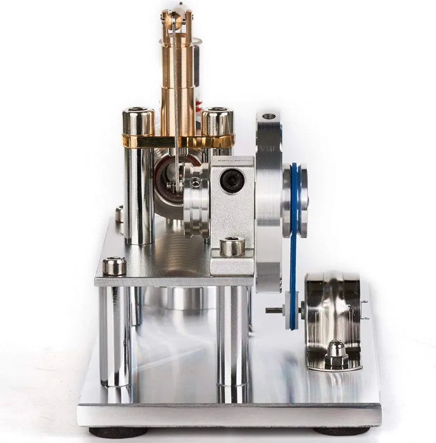 Pistondeco ™ Sunnytech Hot Air Stirling Engine Motor Model Imagination Development Educational Toy Electricity Generator Colorful LED SC (SC02M)